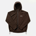 Water Reactive Cheetah Rain Jacket - Brown