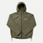 Water Reactive Cheetah Rain Jacket - Green